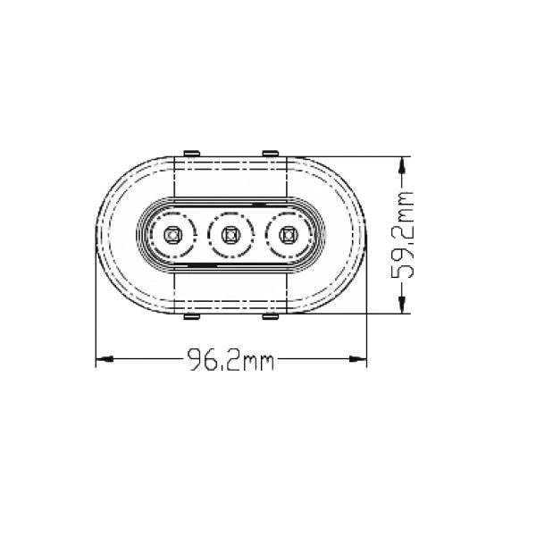 Lampa Led Subacvatica 10-30V 5.4W - imagine 2